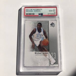 2011 SP Authentic Michael Jordan College Card